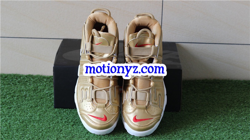 Supreme x Nike Air More Uptempo Gold